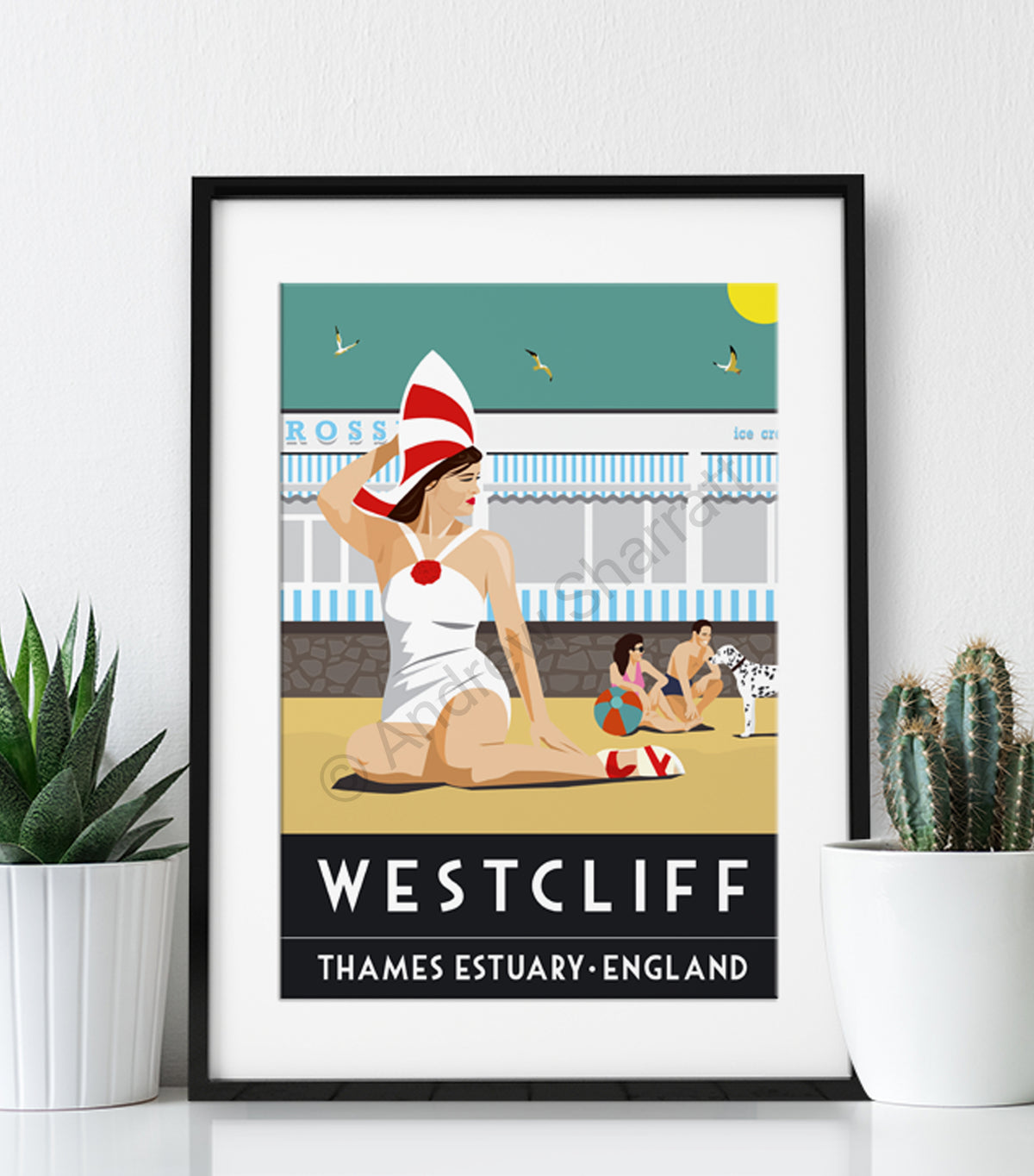 Vintage Westcliff Poster Print