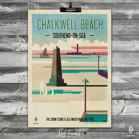 Chalkwell Beach Poster