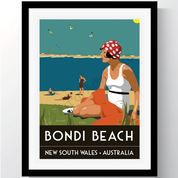 Bondi Beach Poster Print