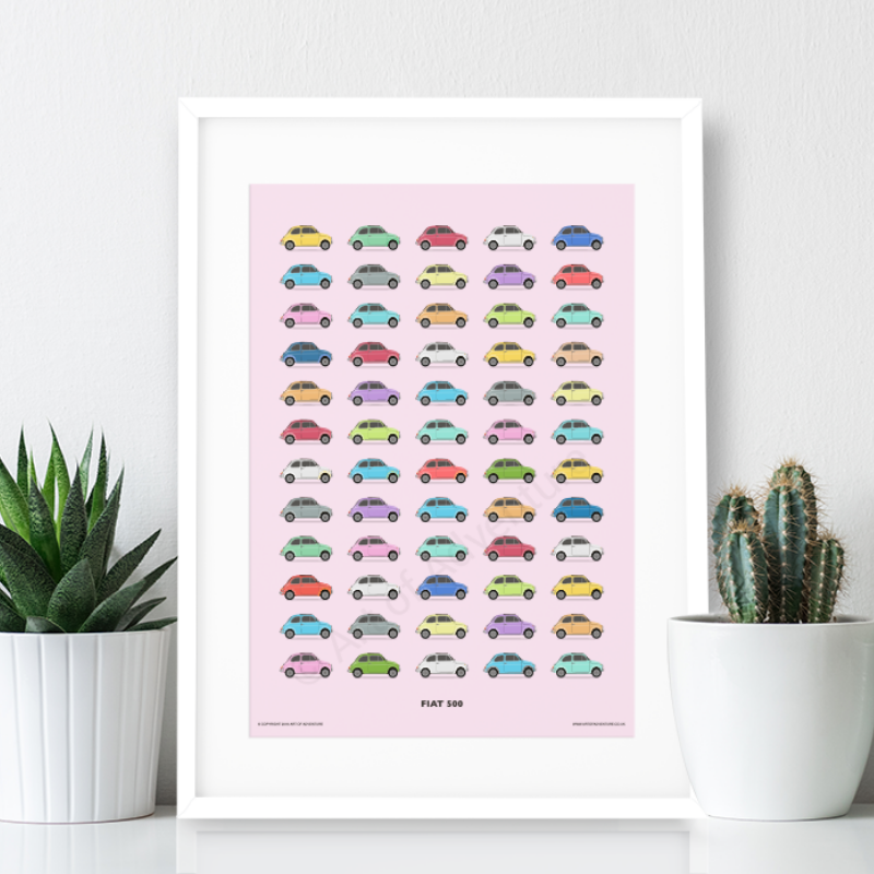 Fiat 500 Print