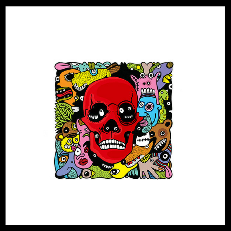 Red Skull print