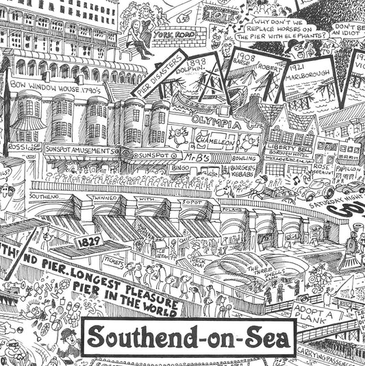 Southend Illustrated History print