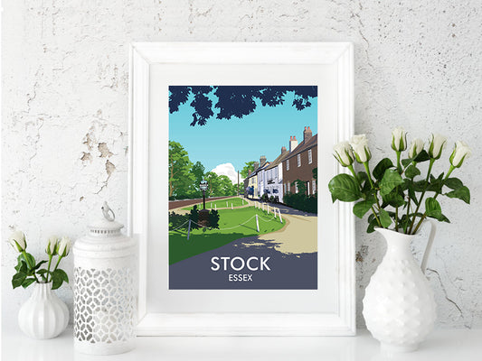 Stock Travel Art Print