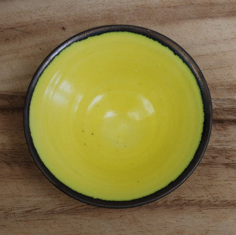 Porcelain mini dish - Yellow