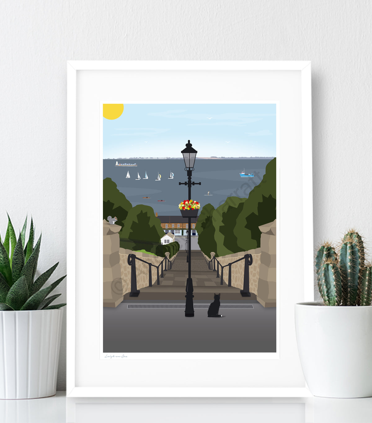 Leigh Steps Poster Print