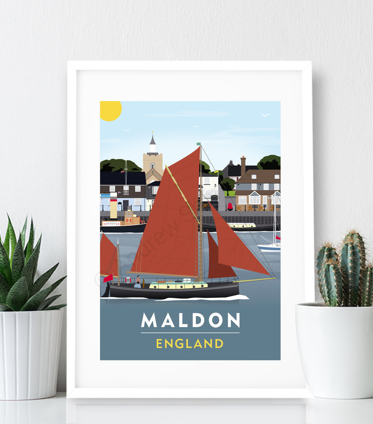 Maldon Poster Print