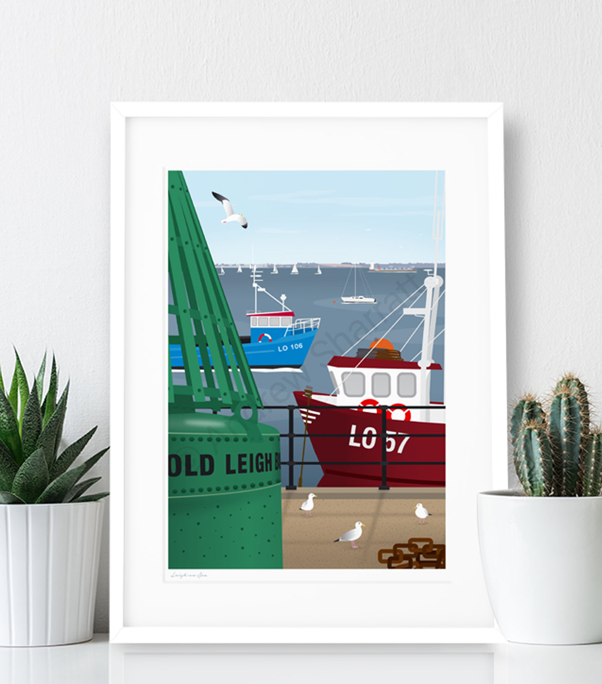 Old Leigh Buoy Poster Print