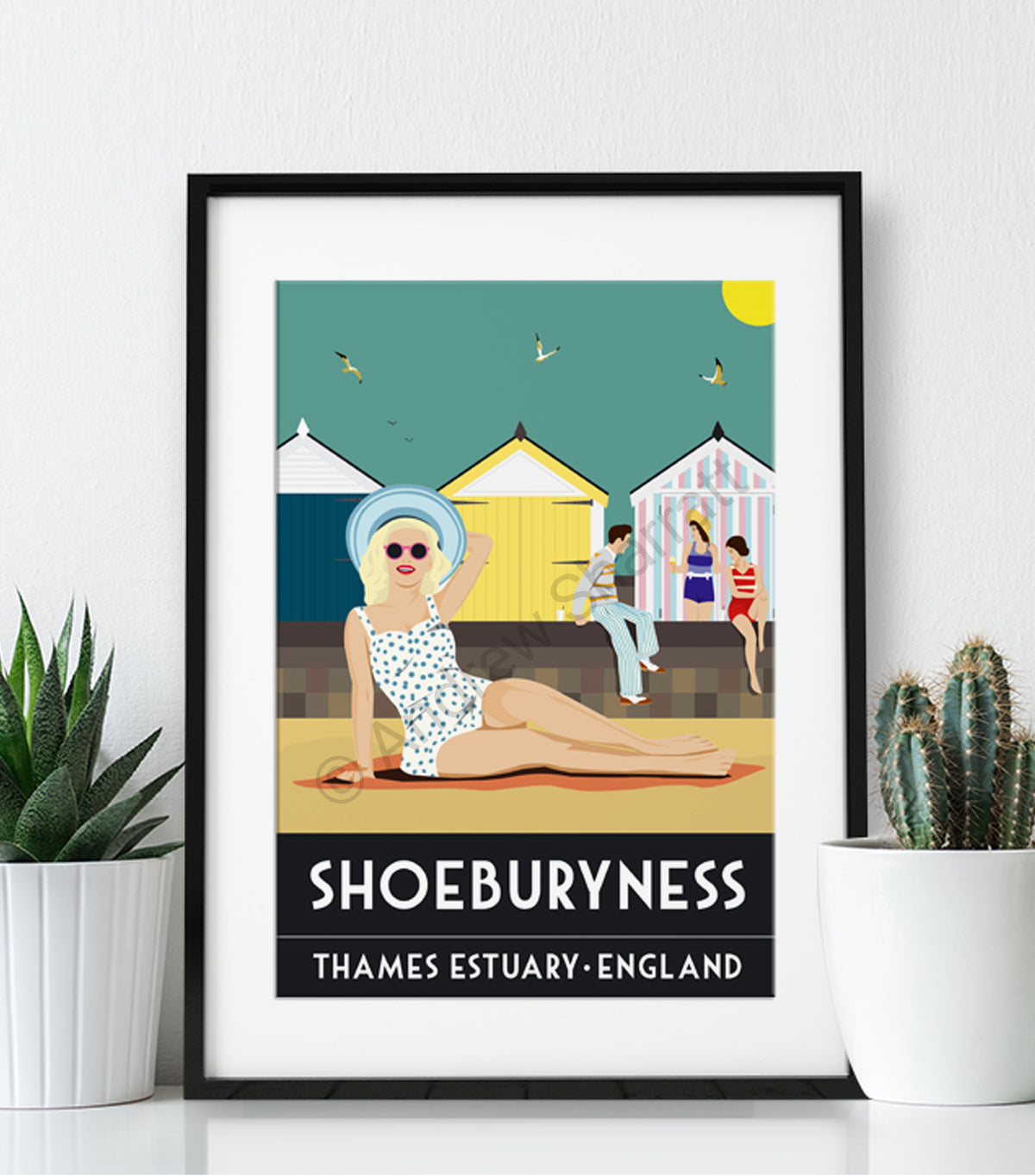 Vintage Shoeburyness Poster Print