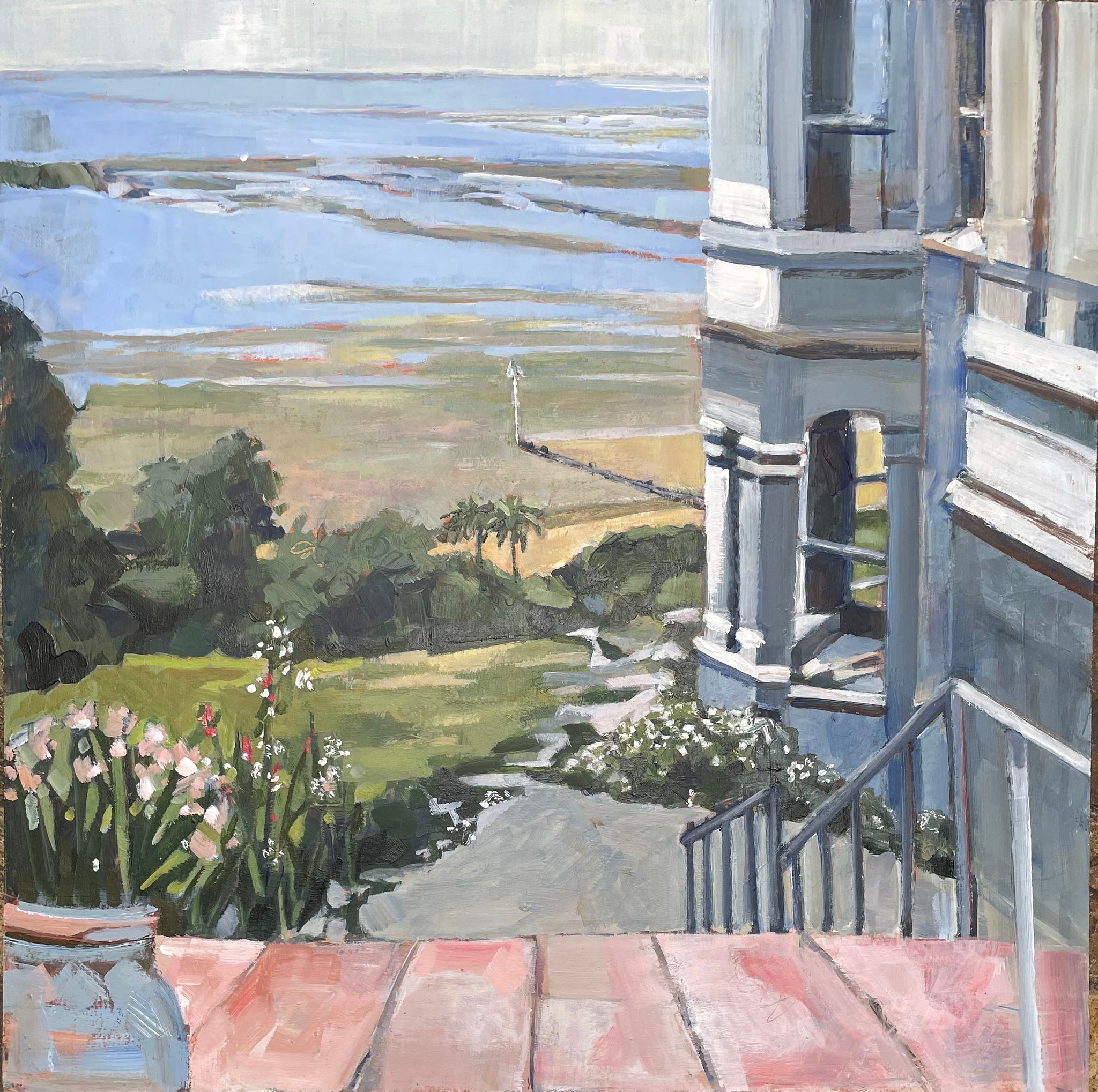 Down San Remo Way Original painting