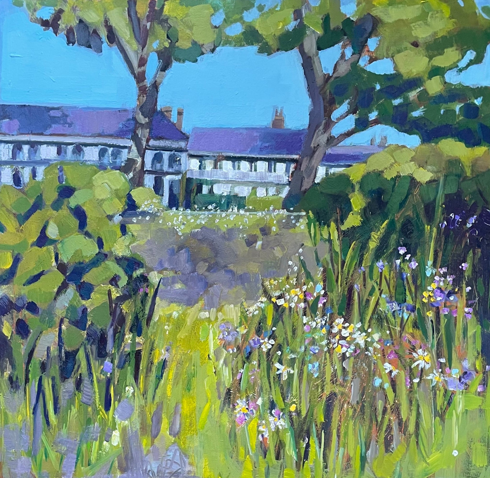 Wild flowers at St Clements Original painting