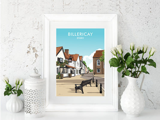 Billericay Travel Art Print