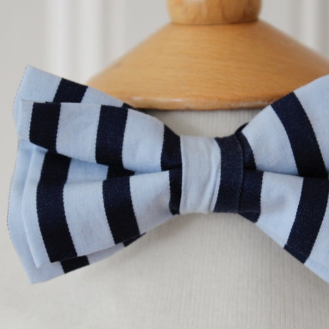 Kid's Bow Tie - Blue stripe