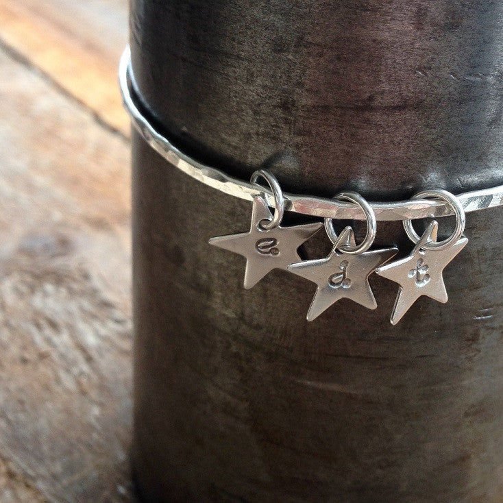 Single bangle with Star charm