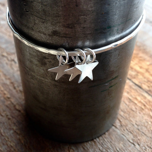 Single bangle with Star charm