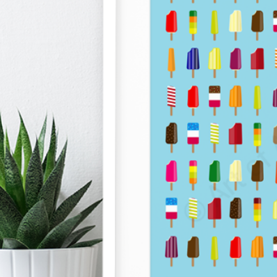 Feels like Summer - Lollies Print