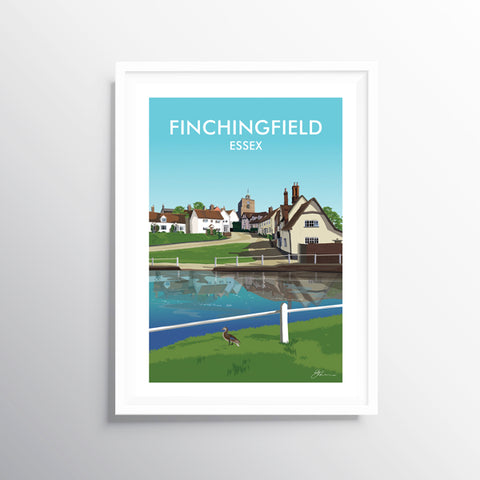 'Finchingfield' Travel Art Print