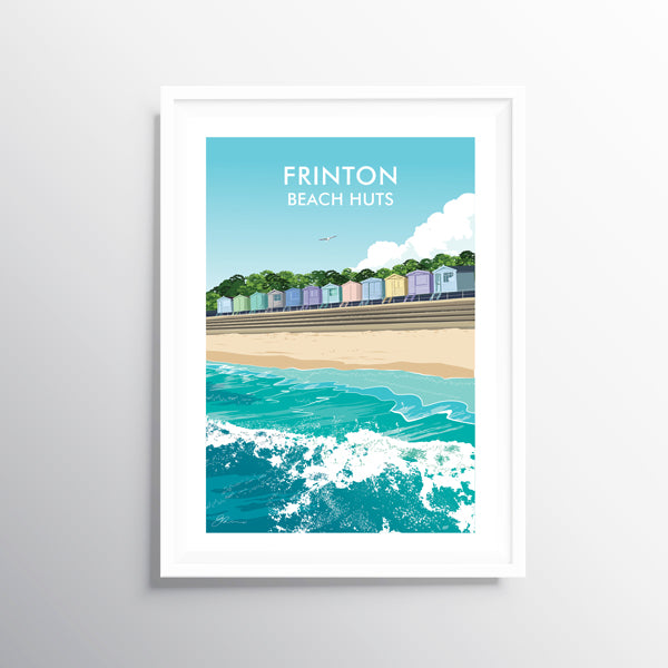'Frinton' Travel Art Print