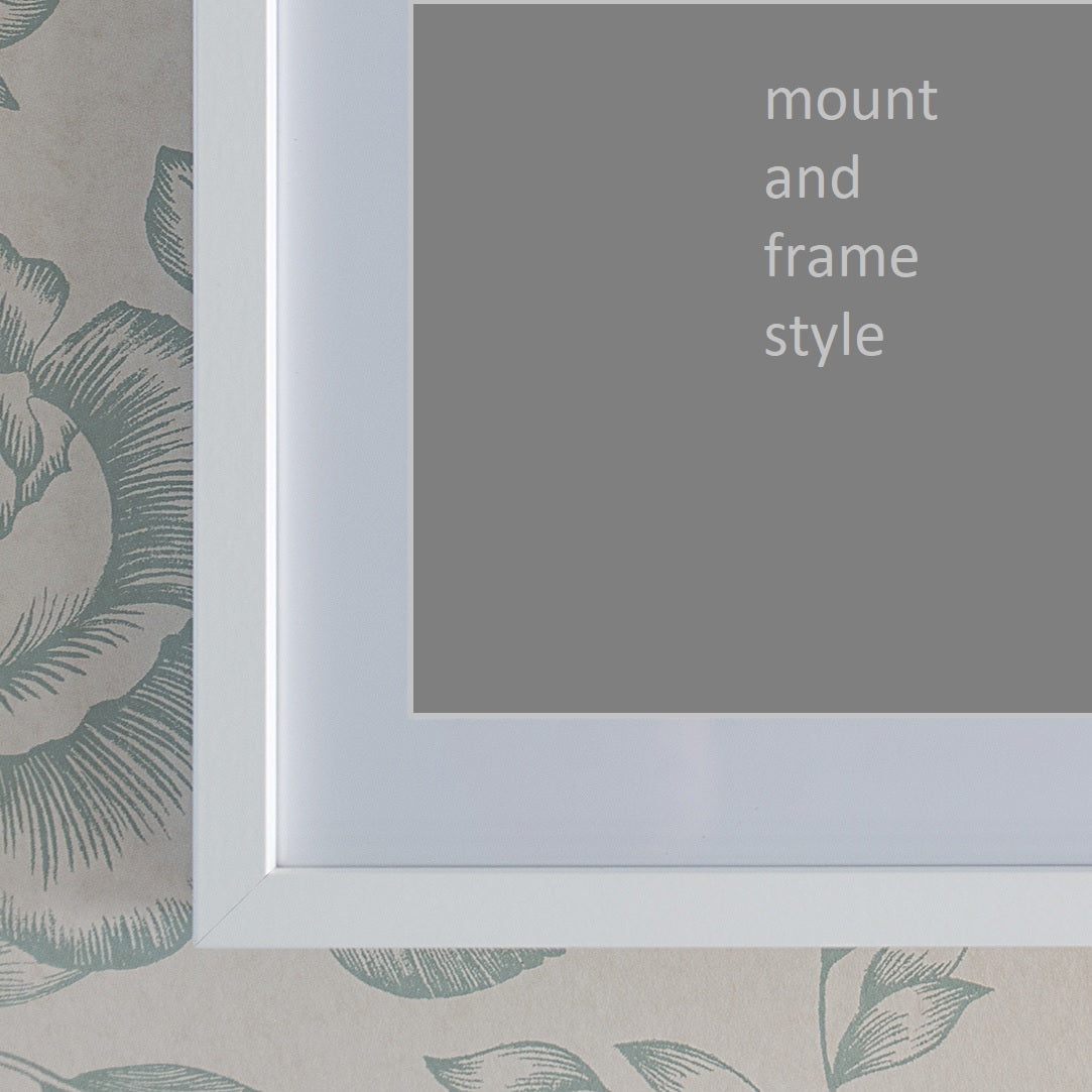 Leigh mud flats print