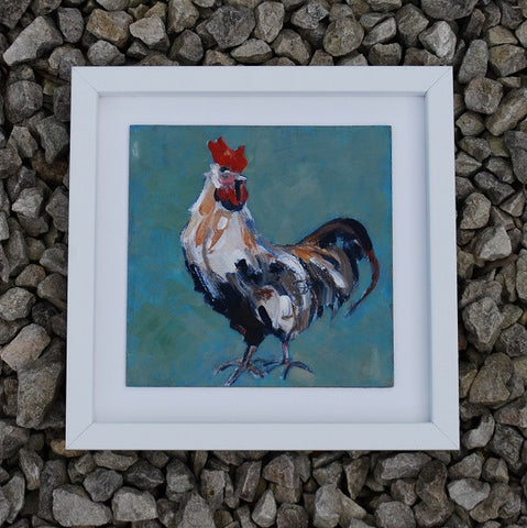 Proud hen - Original painting