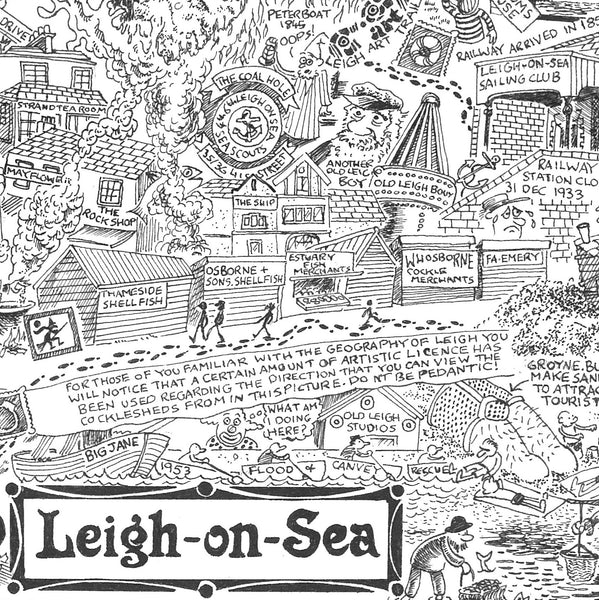 Leigh Illustrated History print