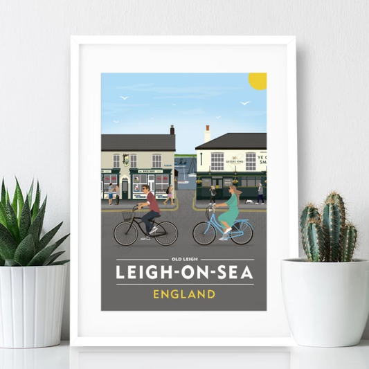 Old Leigh High Street Poster print