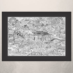 Leigh Illustrated History print