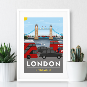 London Poster Print - Tower Bridge