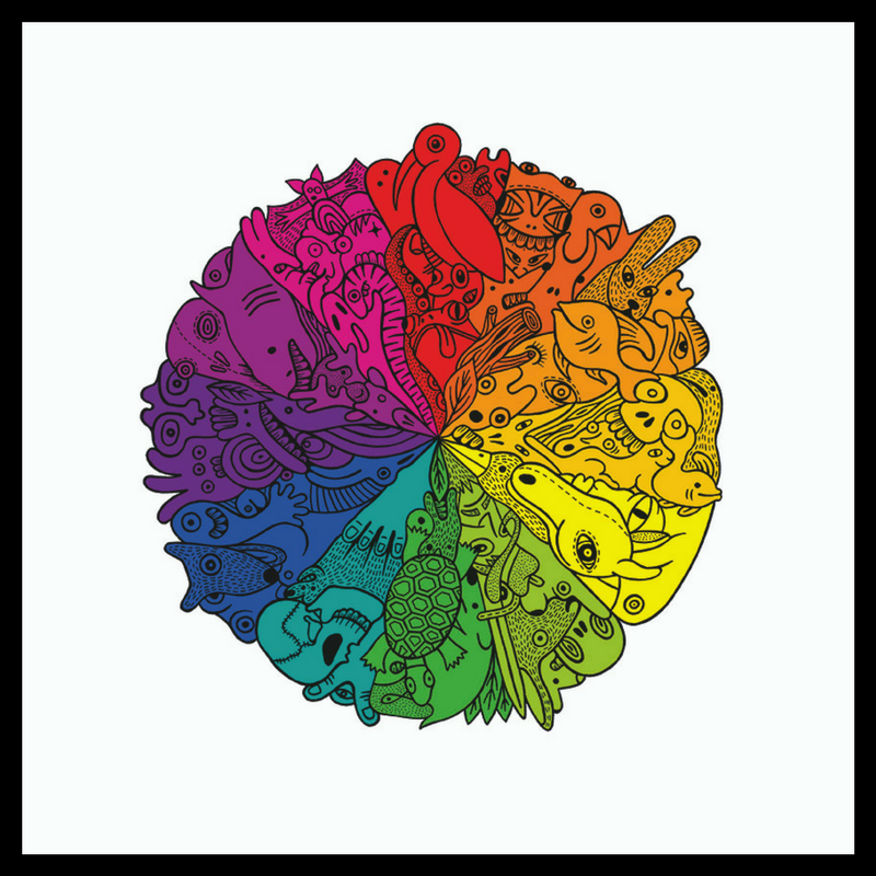 Colour Wheel print