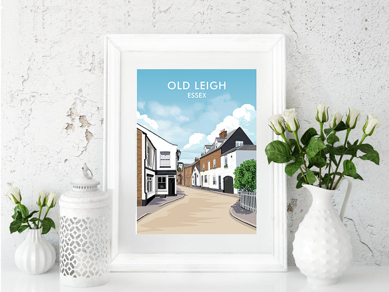 Old Leigh Travel Art Print