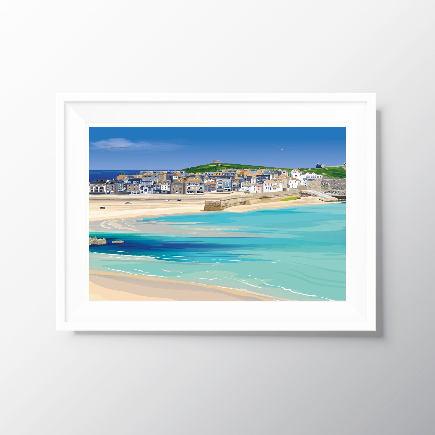 St Ives Travel Art Print