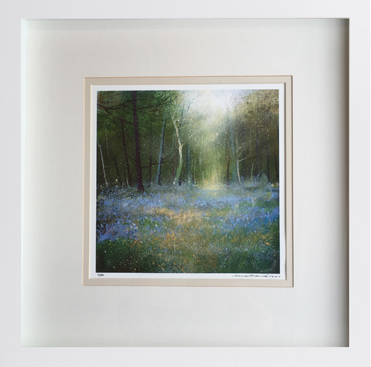 Spring bluebells print