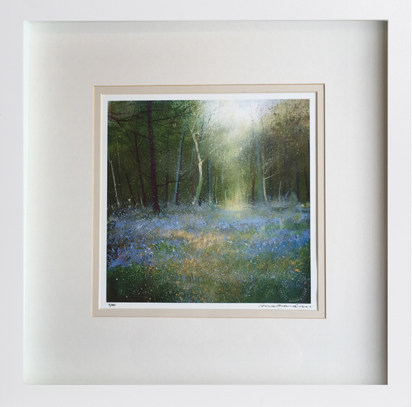 'Spring bluebells' print