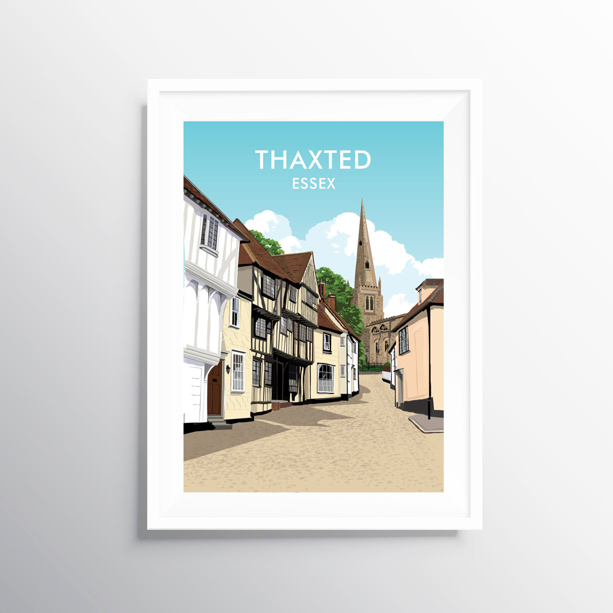 'Thaxted' Travel Art Print