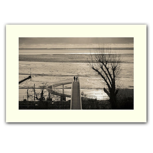 Winter bridge print