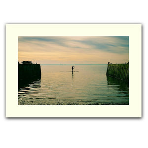 'Morning paddle' print