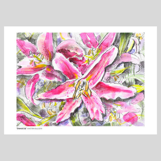 Oriental Lily Giclée Print