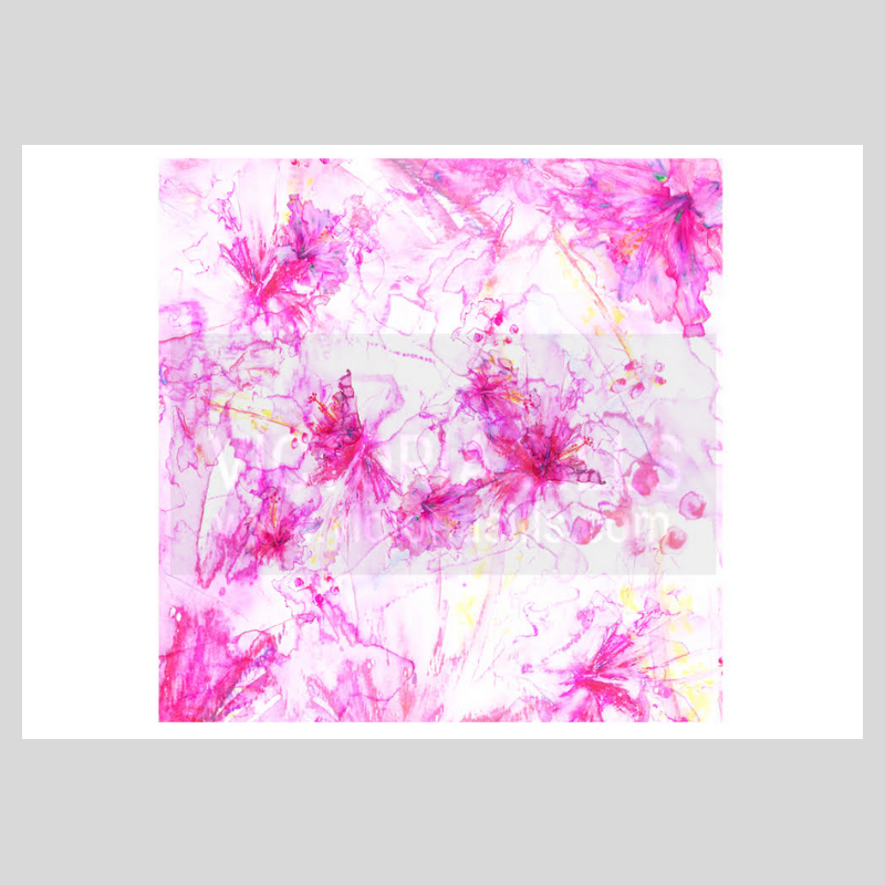 Pink Hibiscus Giclée Print