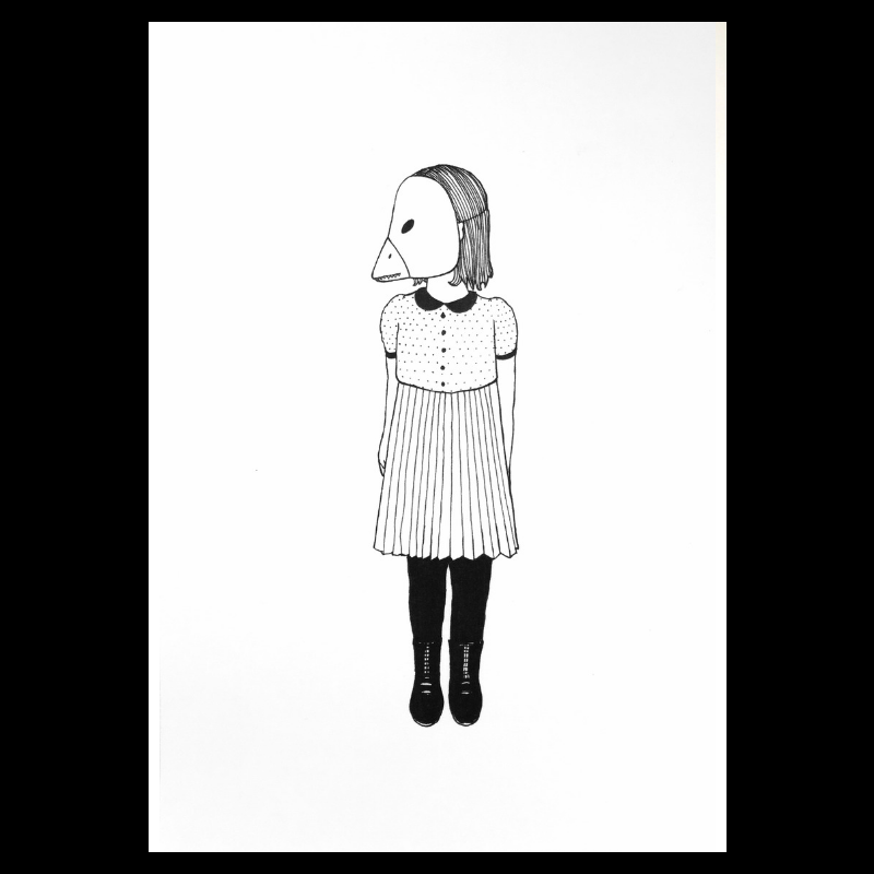 Creepy Kids Print - Set of 4
