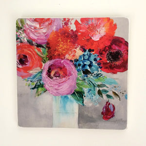 Orange floral - Limited edition giclee print
