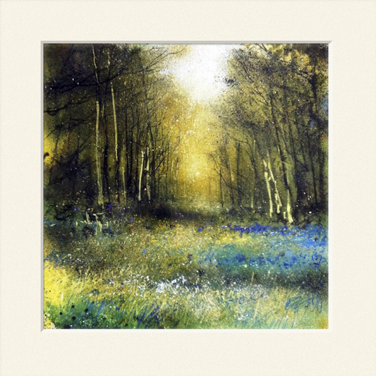 Bluebell wood print