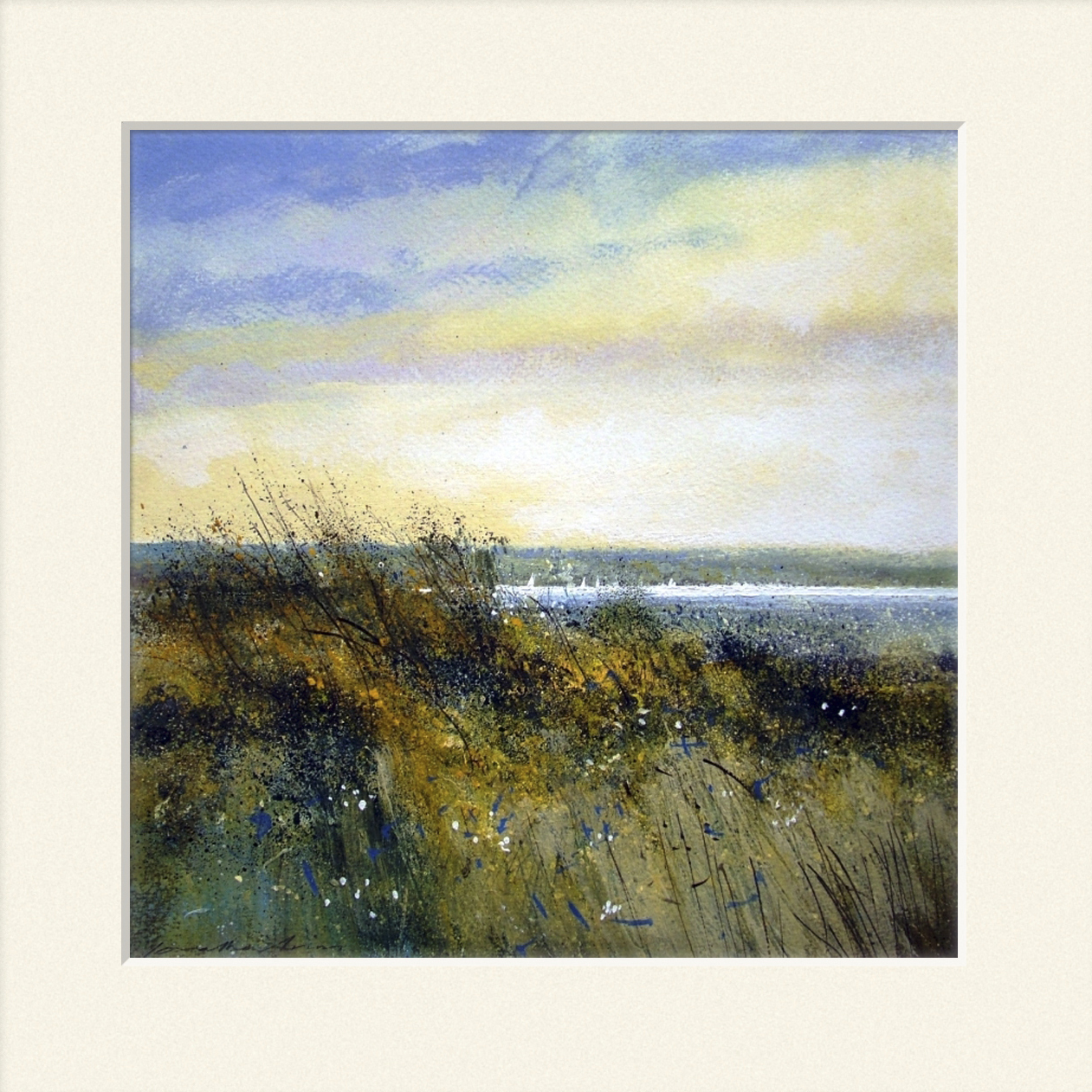 'Gorse and Sails' print