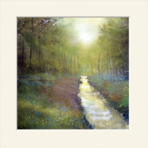 'Woodland stream' print