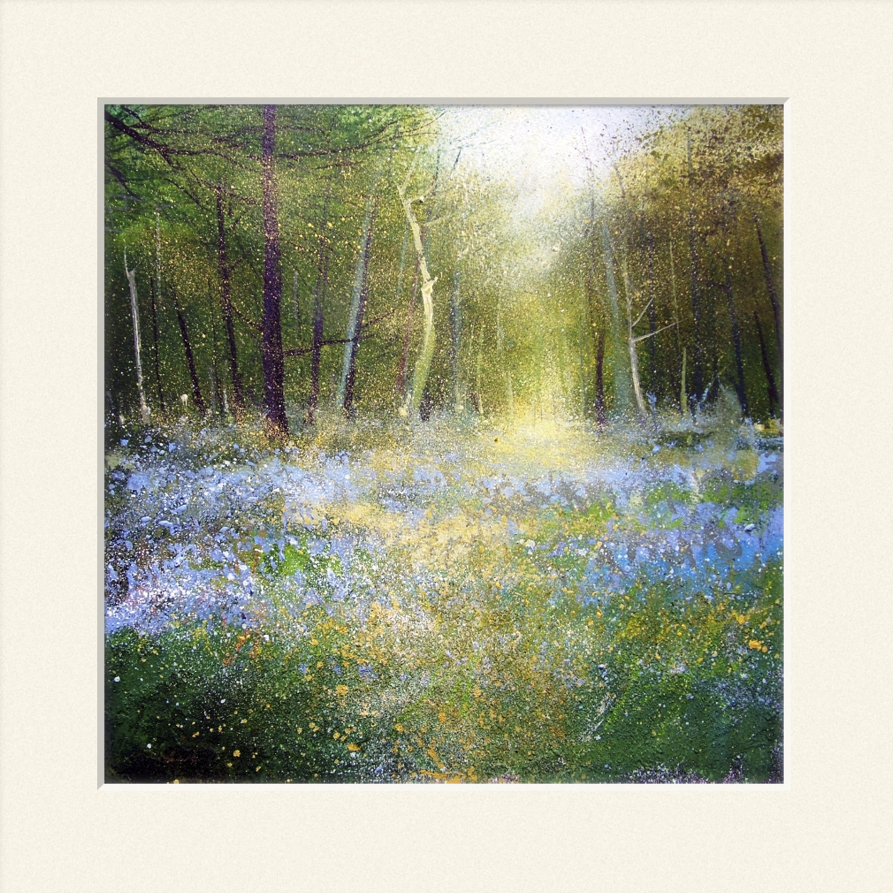Spring bluebells print