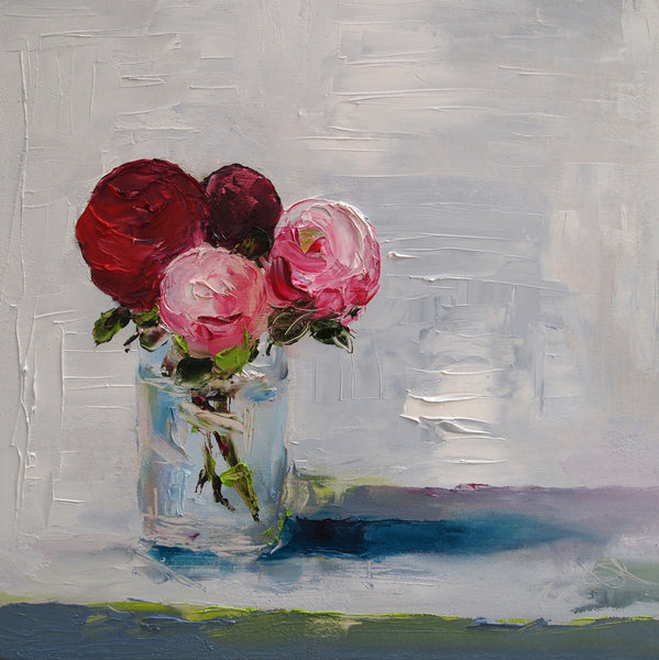 Silent peonies - Limited edition giclee print